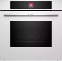 Bosch HBG7741W1 Serie 8 EEK: A+ Einbau-Backofen, 71l, Air Fry, Pyrolyse, Home Connect, digitaler Bedienring, weiß